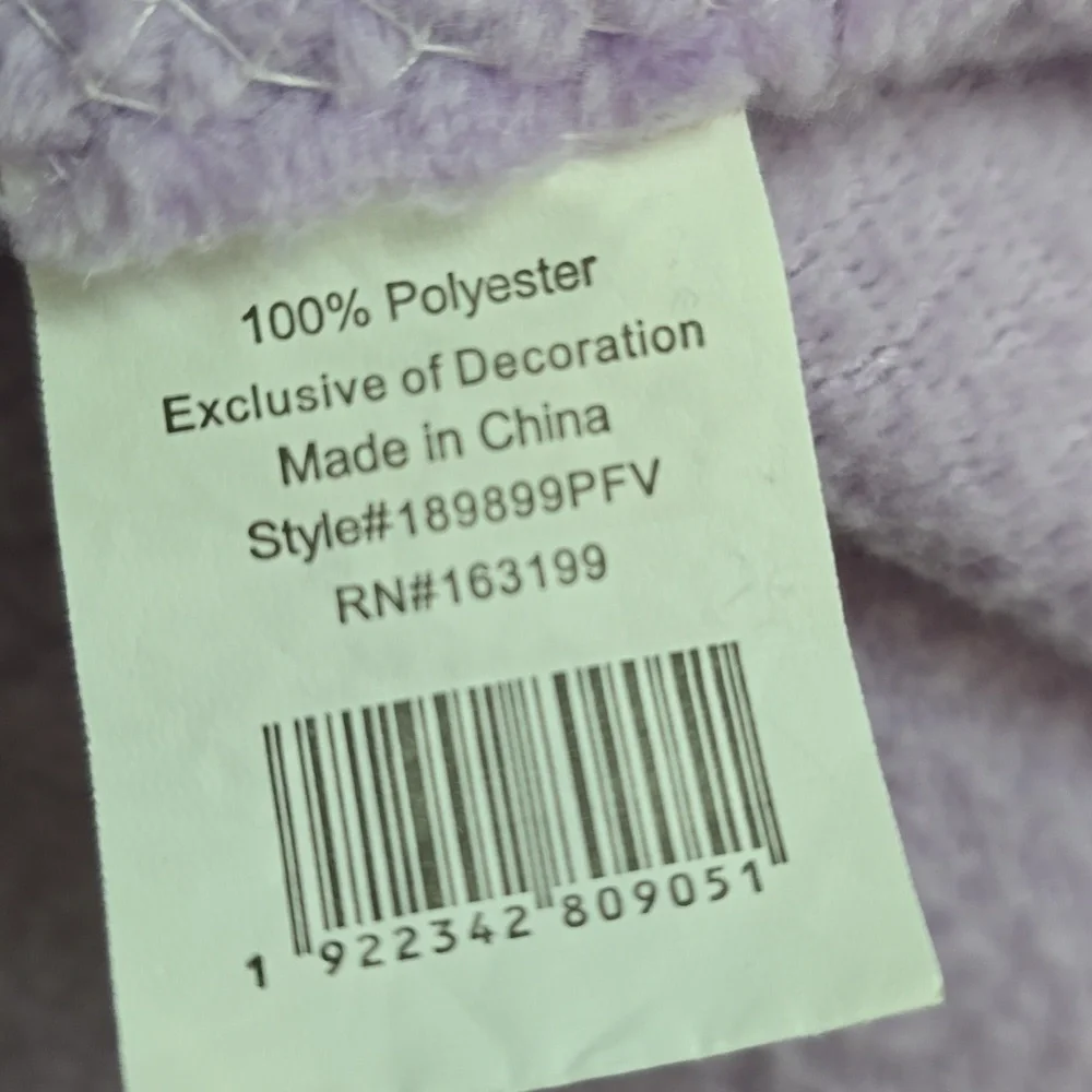 One Size Lt. Purple Blanket - Polyester Fiber